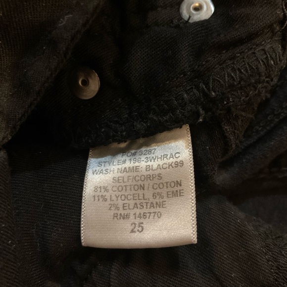 RE/DONE
High-Rise Ankle Cropped Jeans in Black99. Size 25. EUC - Picture 10 of 15